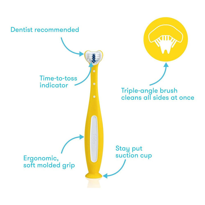 Frida Baby SmileFrida Triple Angle Toothhugger Toddler Toothbrush