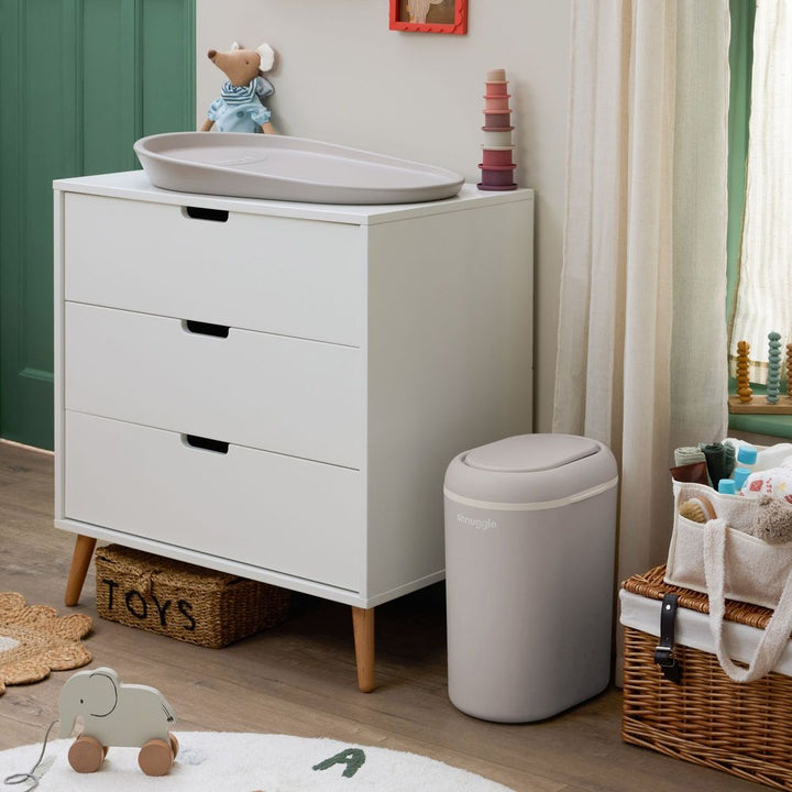 Shunggle Eco Touch Diaper Pail - White