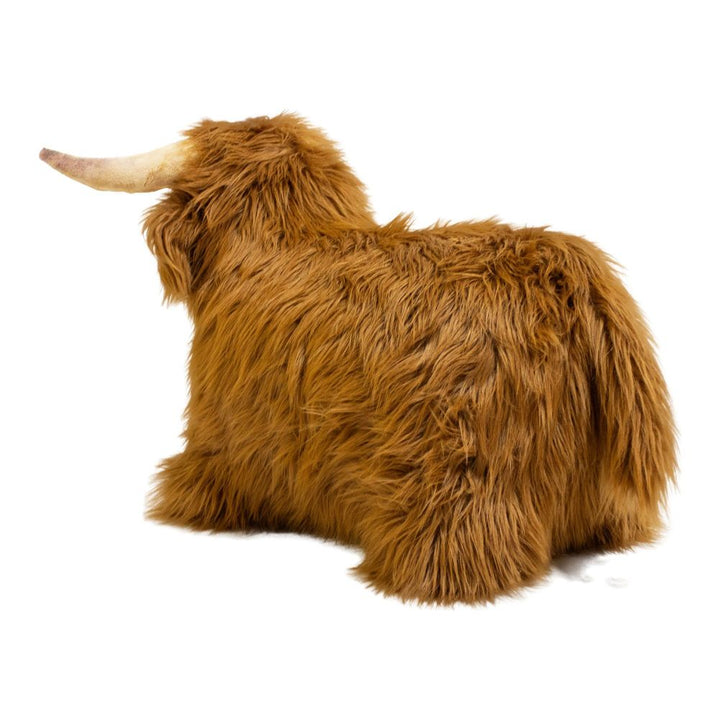 Wild & Soft Soft Bouncy Inflatable Animal Plush Toy - Highland Cow