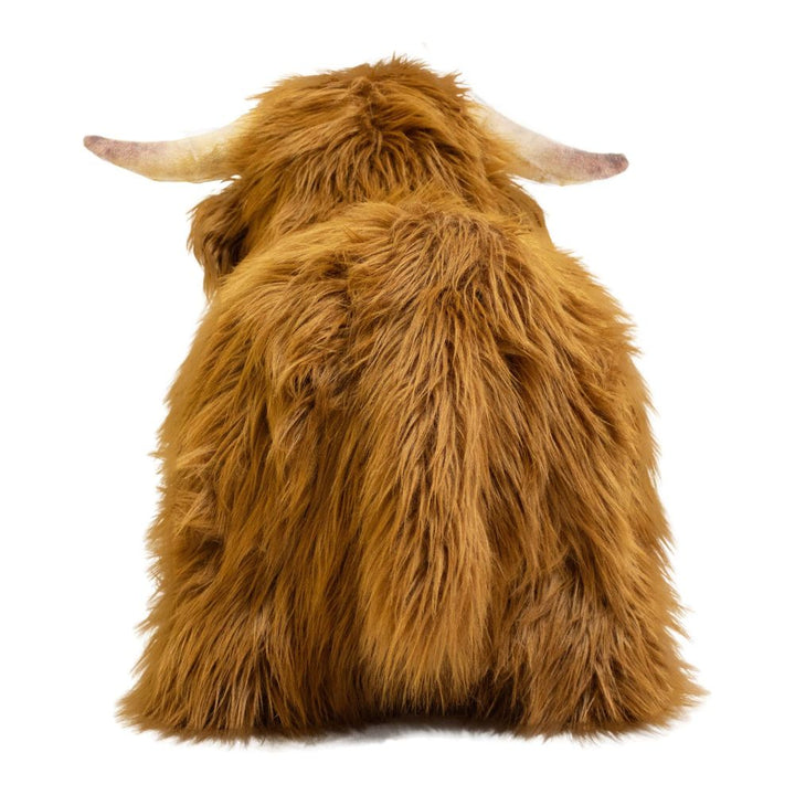 Wild & Soft Soft Bouncy Inflatable Animal Plush Toy - Highland Cow