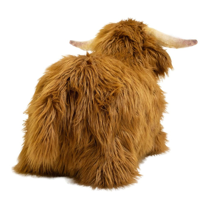 Wild & Soft Soft Bouncy Inflatable Animal Plush Toy - Highland Cow