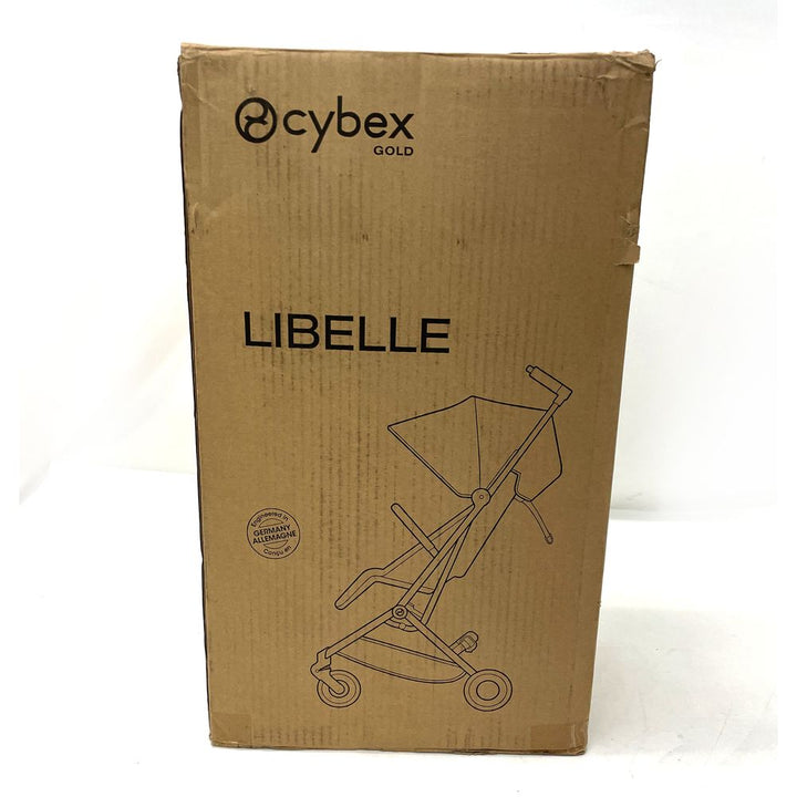 Cybex Libelle Ultra-Lightweight Travel Stroller - Almond Beige on Taupe Frame (Open Box)