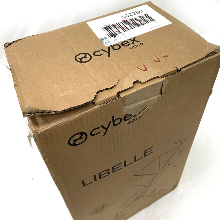 Cybex Libelle Ultra-Lightweight Travel Stroller - Almond Beige on Taupe Frame (Open Box)