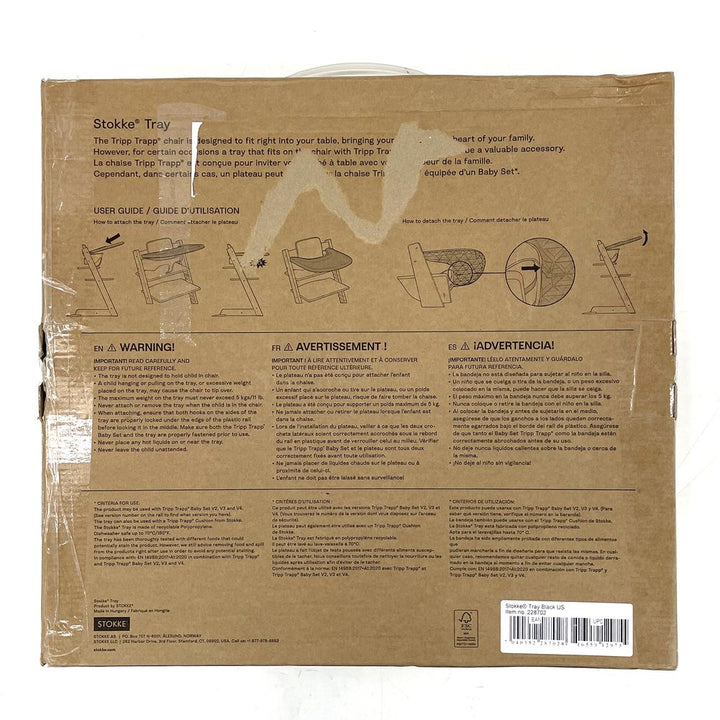 Stokke Table Tray - Black (Open Box)
