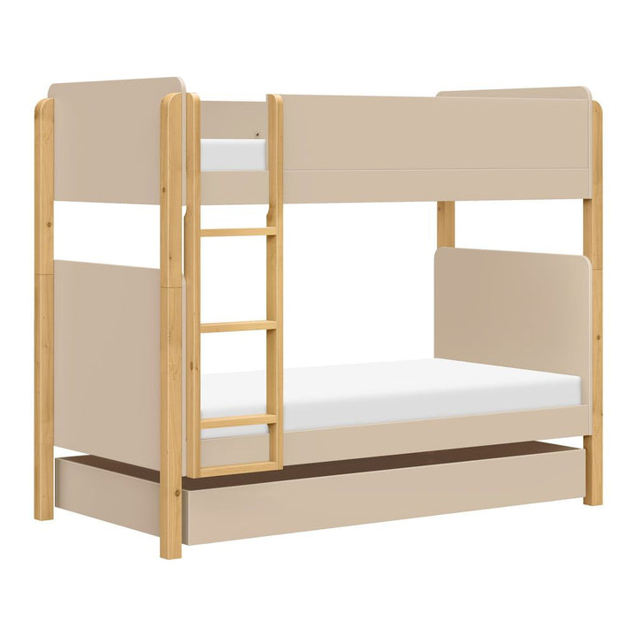 Babyletto TipToe Bunk Bed Taupe and Honey