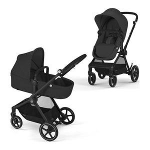 CYBEX EOS 2-in-1 Stroller - Moon Black (Open Box)