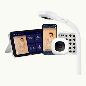 Nanit Pro Smart Baby Monitor and Floor Stand with 8 inch Home Display (V2)