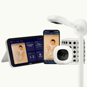 Nanit Pro Smart Baby Monitor and Wall Mount with 8 inch Home Display (V2)