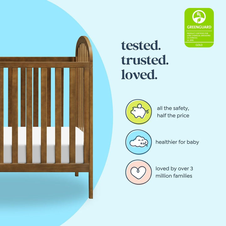 DaVinci Beau 3-in-1 Convertible Crib - Walnut