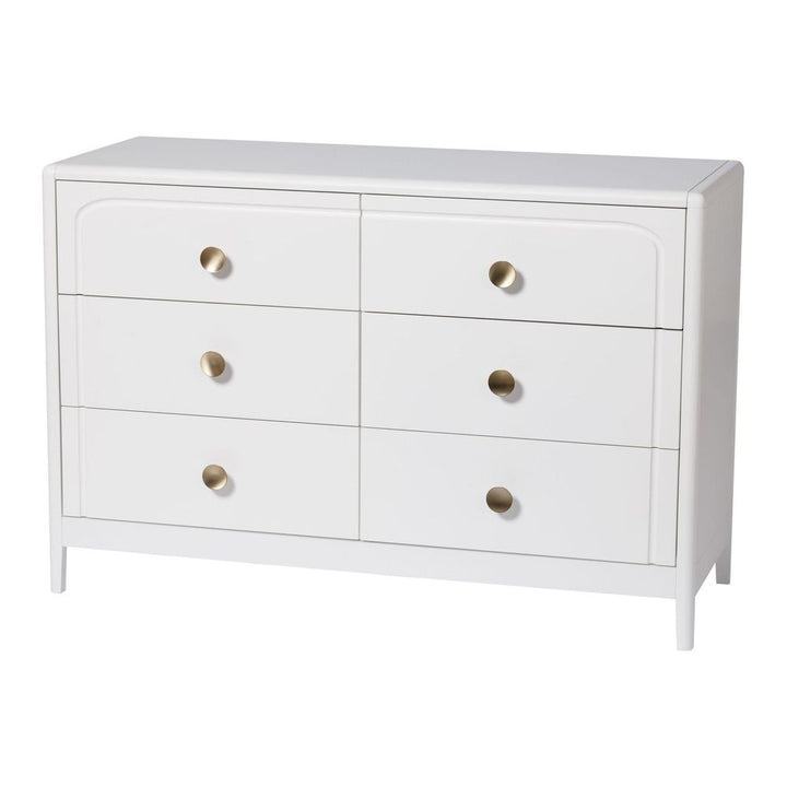 Little Seeds Briar 6-Drawer Double Dresser True White
