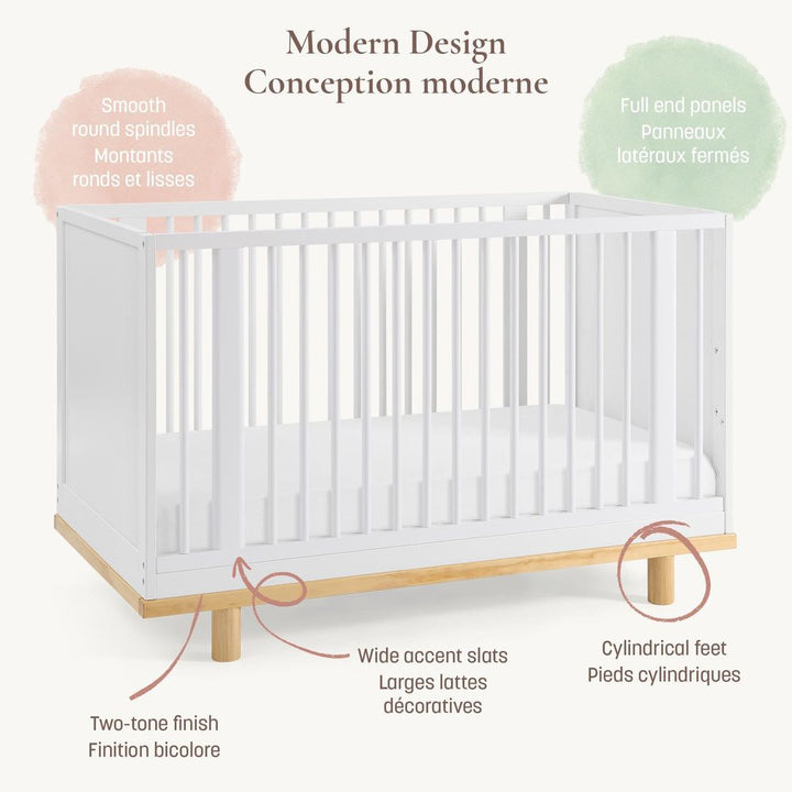 Little Seeds Roo 4-in-1 Convertible Island Crib