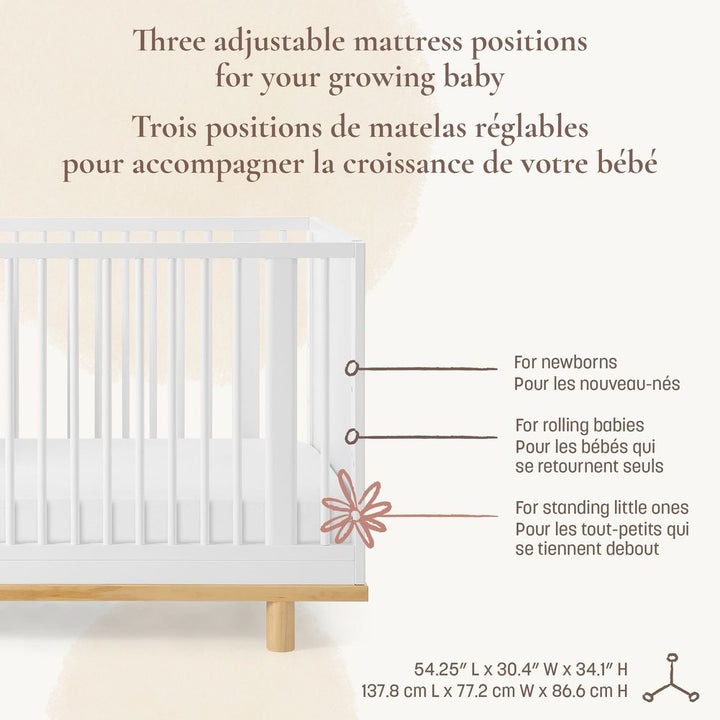 Little Seeds Roo 4-in-1 Convertible Island Crib