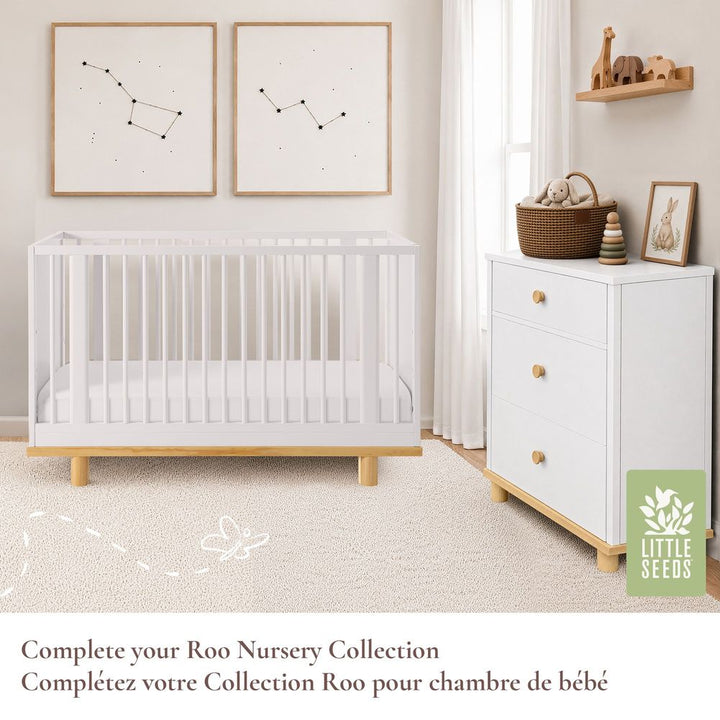 Little Seeds Roo 4-in-1 Convertible Island Crib