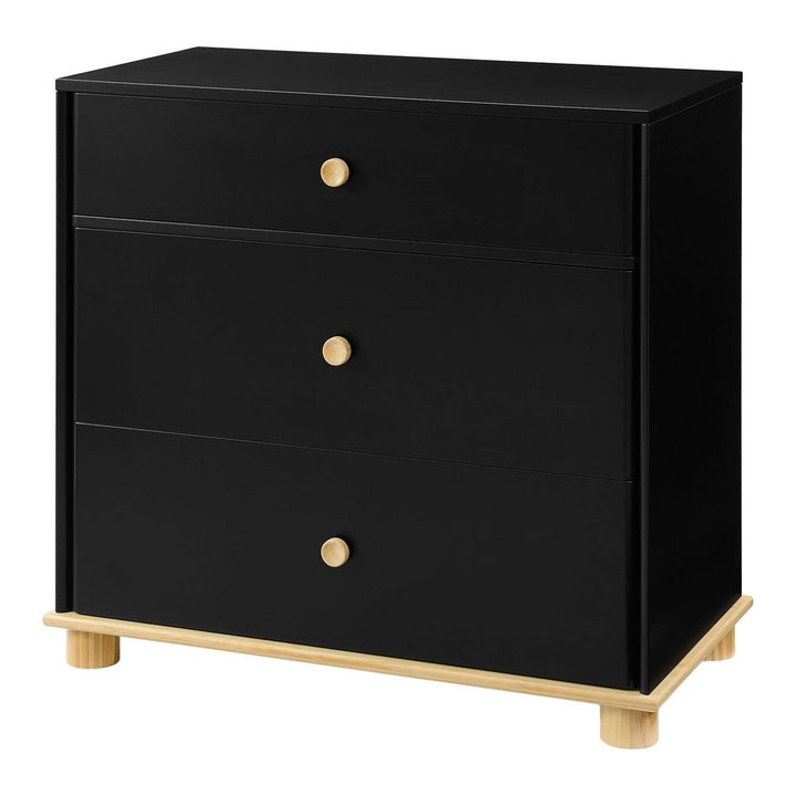 Little Seeds Roo 3-Drawer Dresser Black Natural
