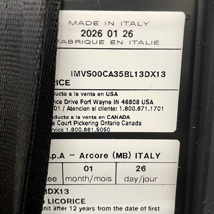 Peg Perego Viaggio Shuttle Backless Booster Seat - Licorice (Leather) (Open Box)