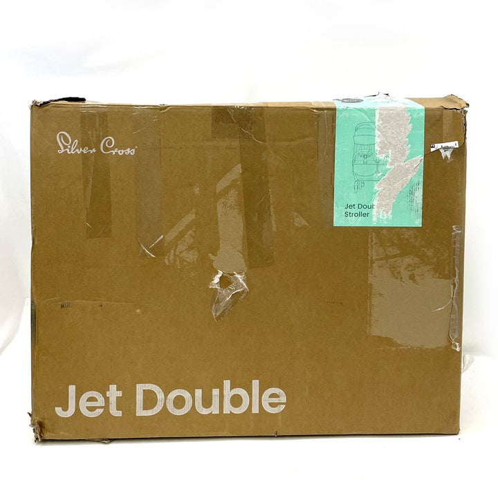 Silver Cross Jet Double Travel Stroller - Black (Open Box)