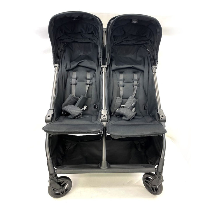 Silver Cross Jet Double Travel Stroller - Black (Open Box)