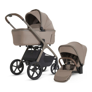 Silver Cross Cove 2 Stroller and Bassinet Bundle Champagne