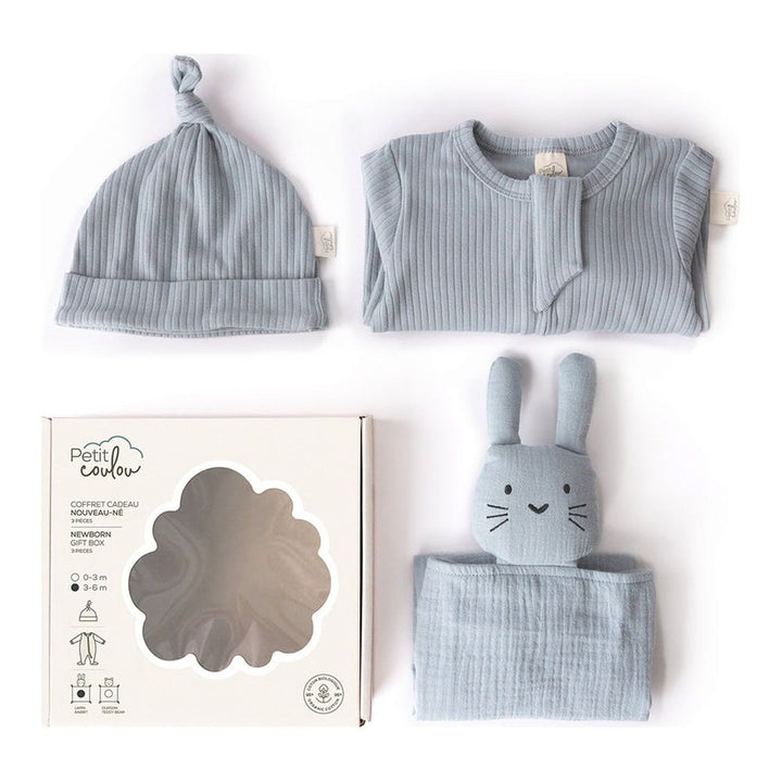 Petit Coulou Newborn Baby Gift Set Blue Bunny