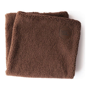 Petit Coulou Baby Sherpa Blanket Brown