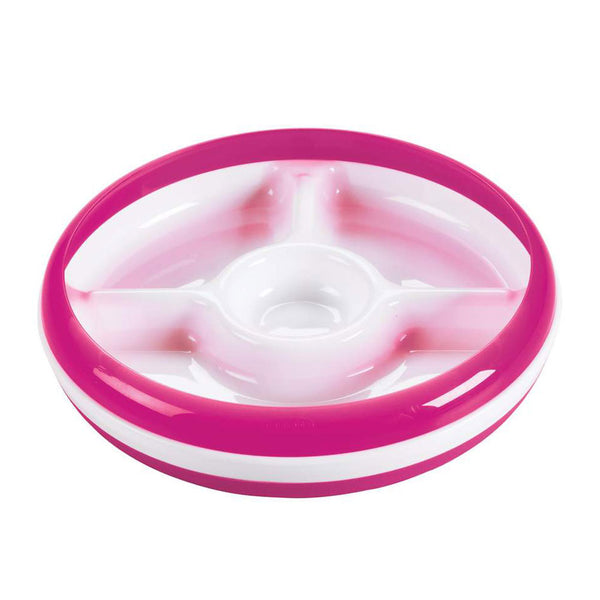 OXO Tot Divided Plate - Pink