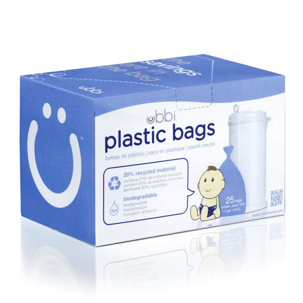UBBI Plastic Bags - 25 count