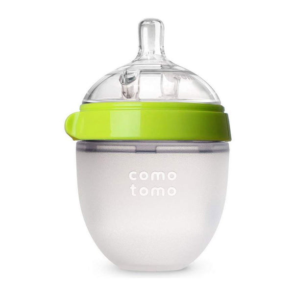 Comotomo Silicone 5 Ounce Baby Bottle - Green