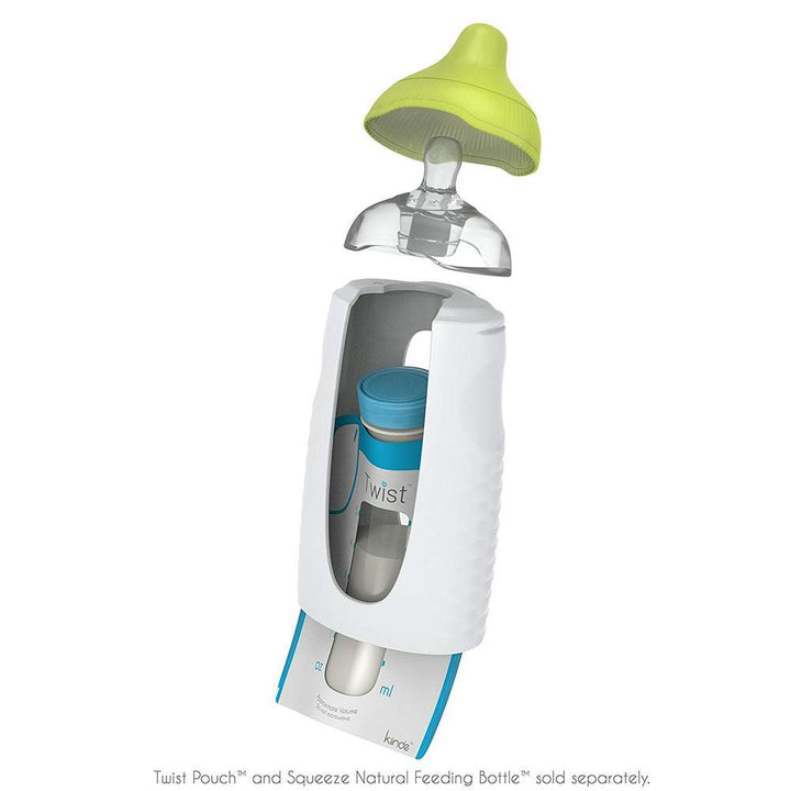 Kiinde Active Latch Natural Feeding Nipples with Case 2 Pack Slow Fl