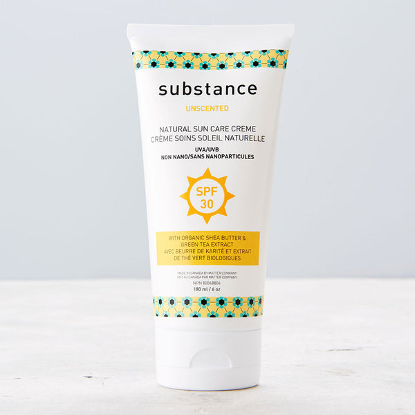 Substance Unscented Natural Sun Care Creme with Organic Calendula & Shea Butter