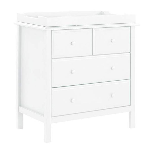 DaVinci Autumn 4-Drawer Dresser with Change Tray - White