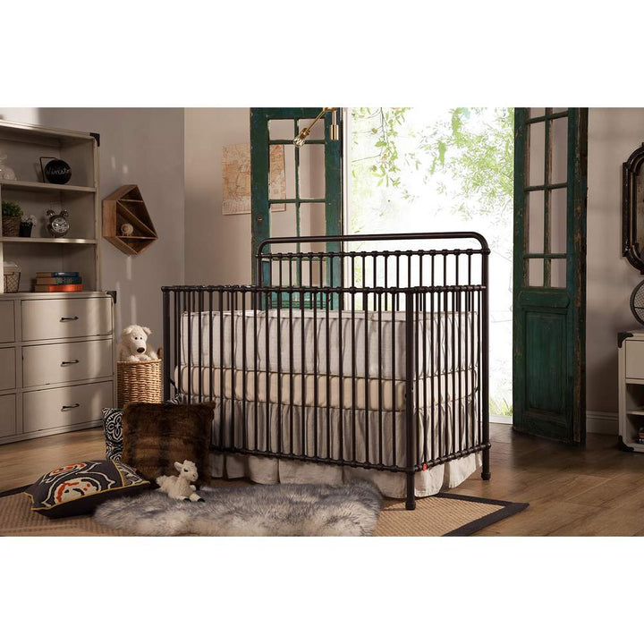 Namesake Winston 4 in 1 Convertible Crib Vintage Iron Dear Born Baby namesake-winston-4-in-1-convertible-crib-vintage-iron-dear-born-baby