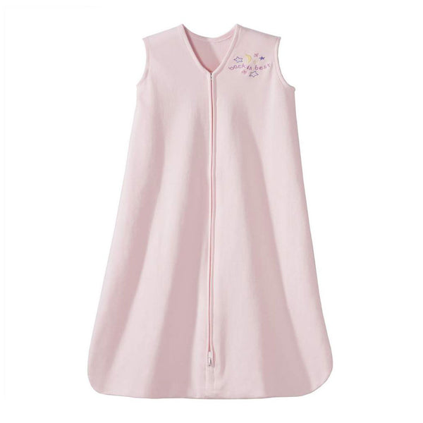 HALO Cotton SleepSack Wearable Blanket 0.5 ToG - Pink (Small, 10-18 lbs)
