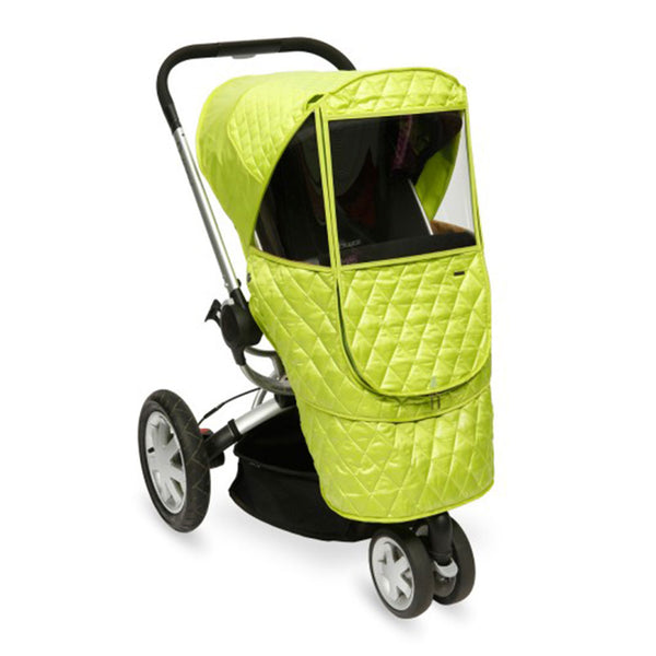 Manito Castle Beta Quilted Stroller Weather Shield - Green