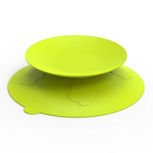 Kidsme Stay-In-Place Suction Placemat - Lime
