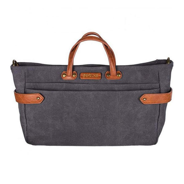 So Young Stroller Tote - Charcoal/Tan