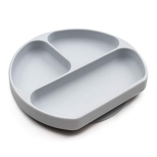Bumkins Grip Dish - Silicone Grey