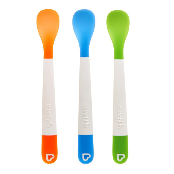 Munchkin 3-Pack Lift Infant Spoons - Blue/Green/Orange