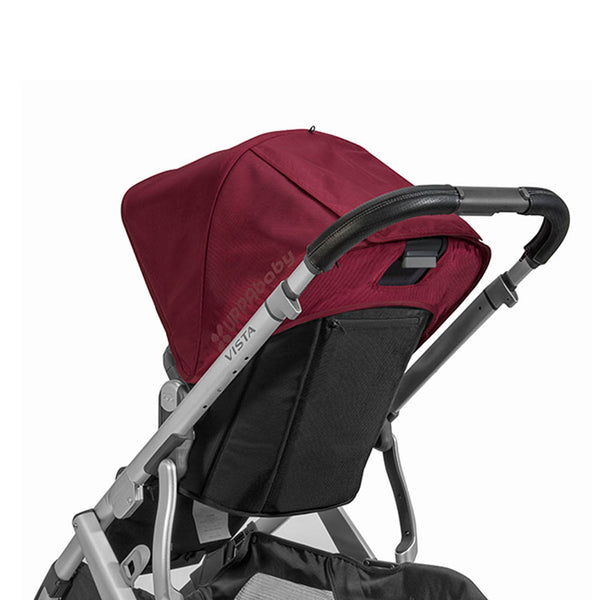 UPPAbaby Vista Leather Handle Cover - Black (2015 and later, Not Compatible with Vista V2 Strollers)