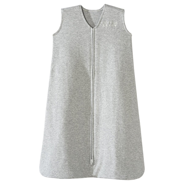HALO Cotton SleepSack Wearable Blanket 0.5 ToG - Heather Grey (Small, 10-18 lbs)