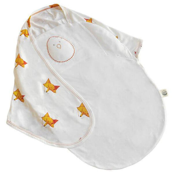 Nested Bean Zen Swaddle Premier Bamboo 1.0ToG - Friendly Fox (0-6 months, 7-18 lbs)