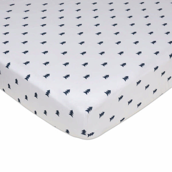 Lolli Living Peaks Collection Fitted Crib Sheet - Tribal Print