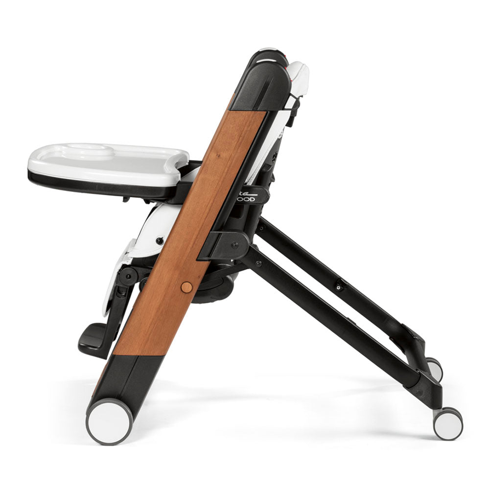 Peg Perego Siesta Ambiance High Chair with Eco Leather/Wood Look