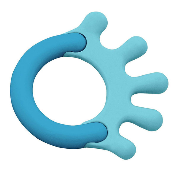 Green Sprouts Cornstarch Hand Teether - Blue