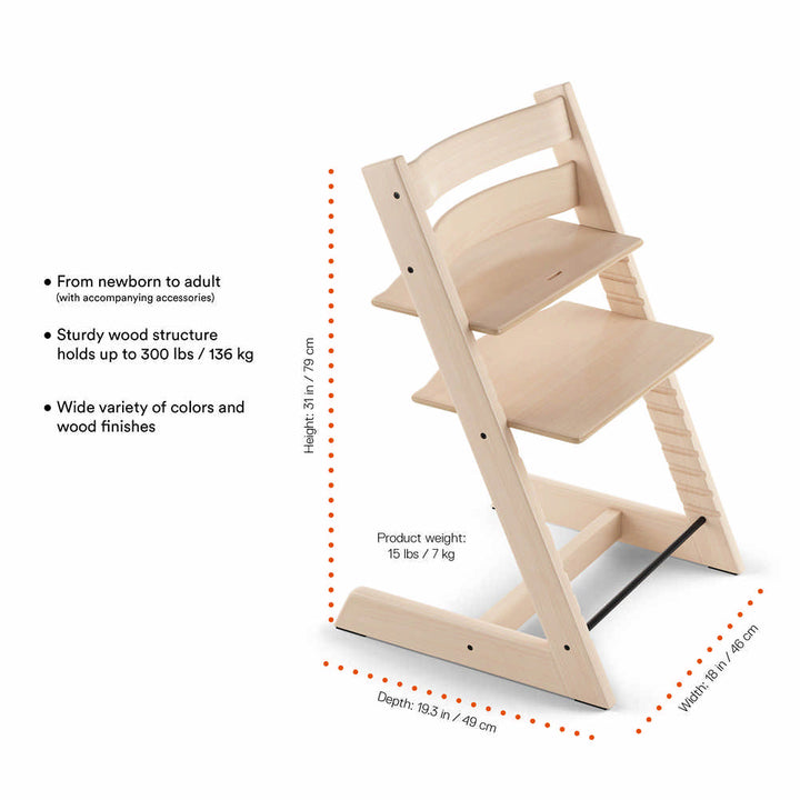 stokke tripp trapp oak brown Tripp Trapp Oak Chair – Dear-Born Baby