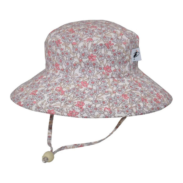 Puffin Gear Sunbaby Child Hat - Liberty of London-Chiltern Hill-Rose 6M (3-6 Months)