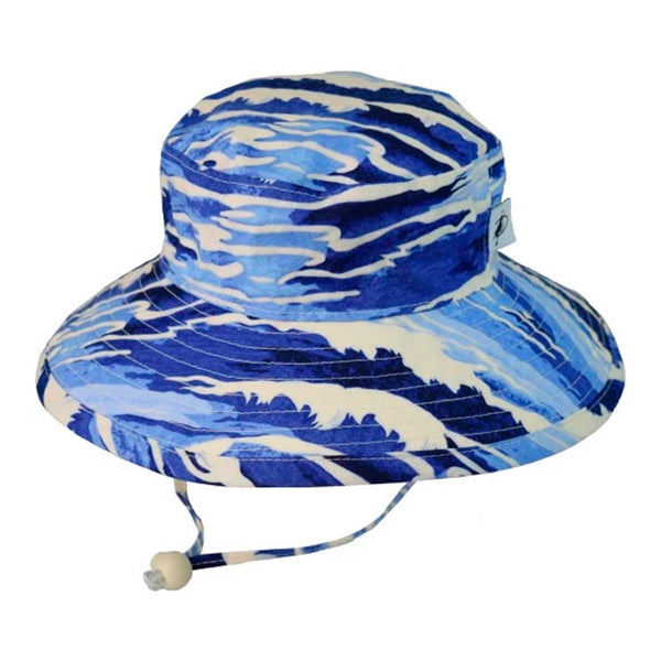 Puffin Gear Sunbaby Child Hat - Blue Surf 6M (3-6 Months)