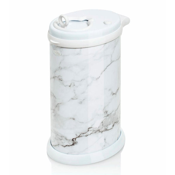 UBBI Stainless Steel Diaper Pail - Marble
