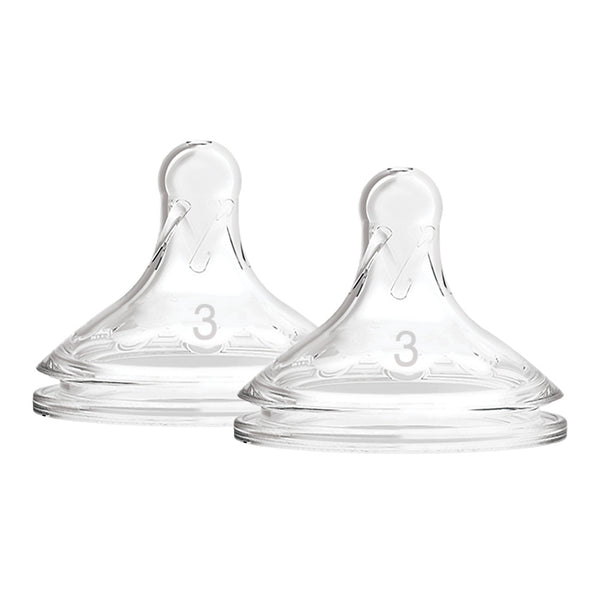 Dr. Brown's Options+ 2-Pack Wide Neck Nipples - Level 3 (6 Months+)