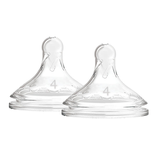 Dr. Brown's Options+ 2-Pack Wide Neck Nipples - Level 4 (9 Months+)