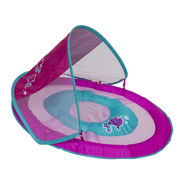 SwimWays Baby Spring Float Sun Canopy - Pink Fish